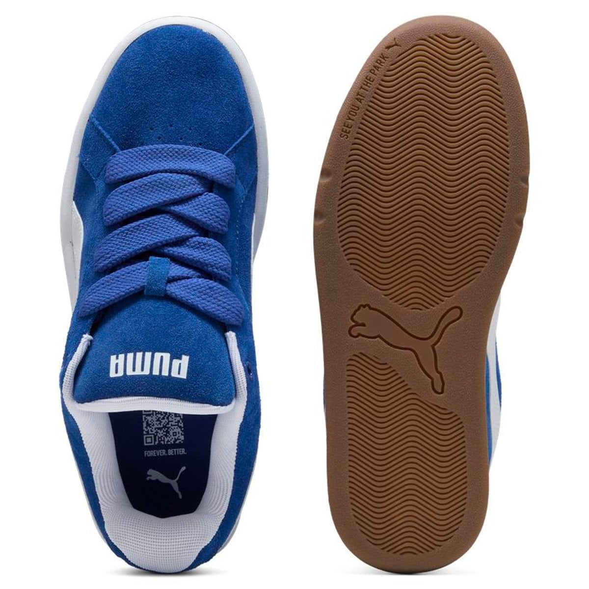 ZAPATILLAS UNISEX PUMA URBANAS AZUL PARK LIFESTYLE EASY SD - 4