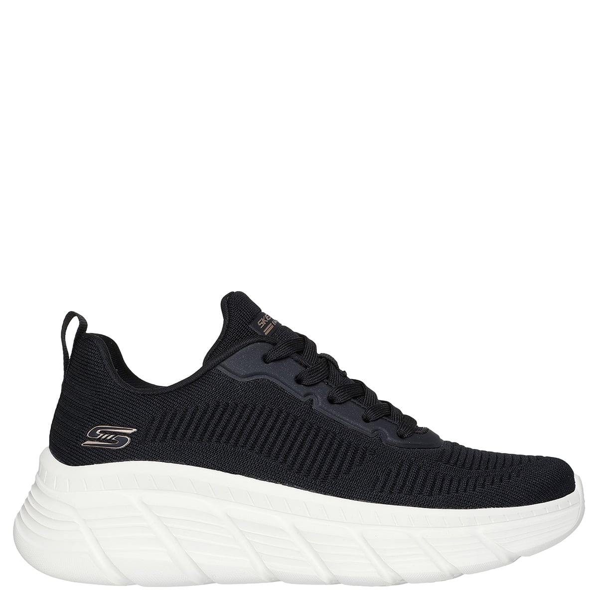 ZAPATILLAS MUJER SKECHERS URBANAS NEGRO BOBS B FLEX HI - 1