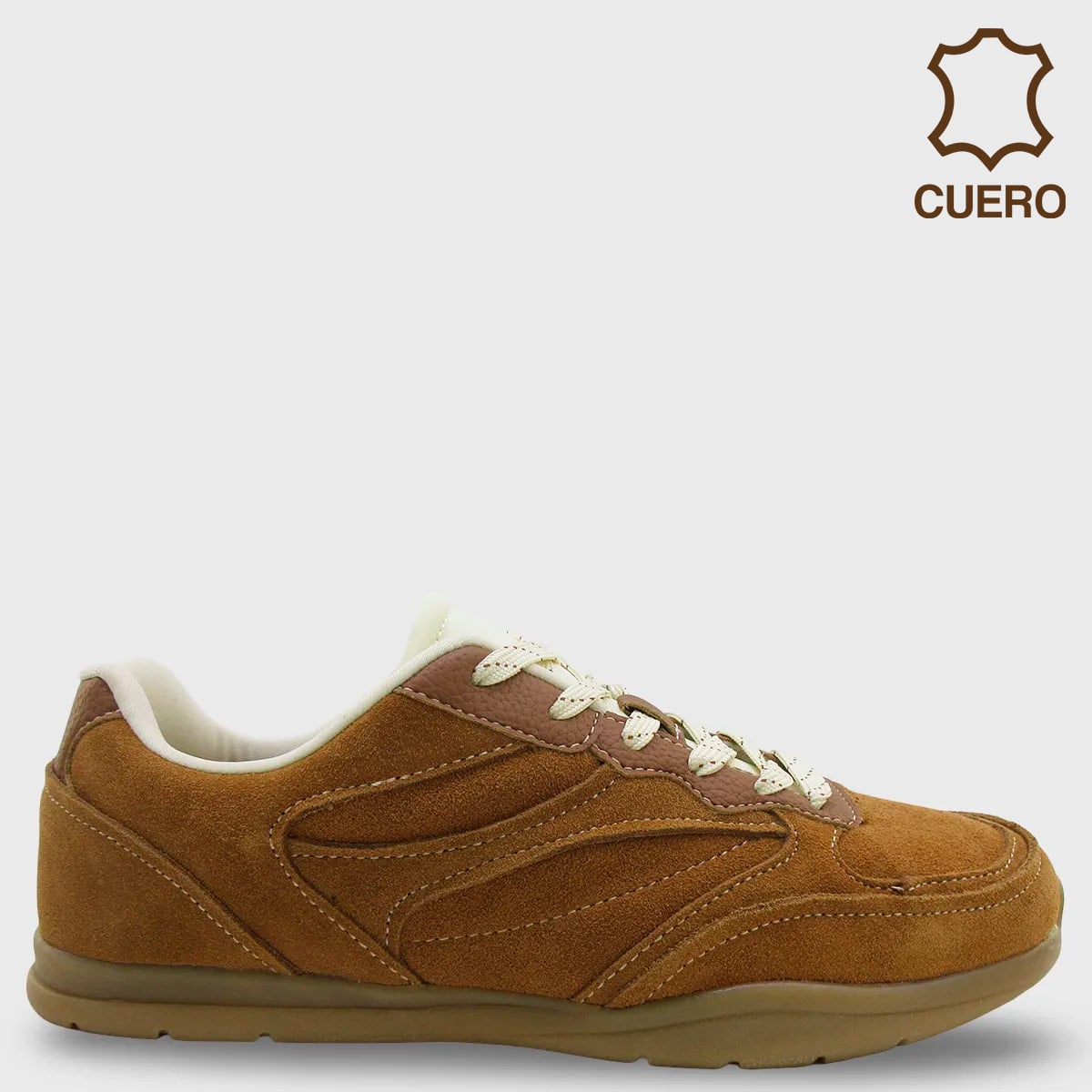 ZAPATILLAS DE CUERO MUJER BARBADOS CASUALES BAFA - 1