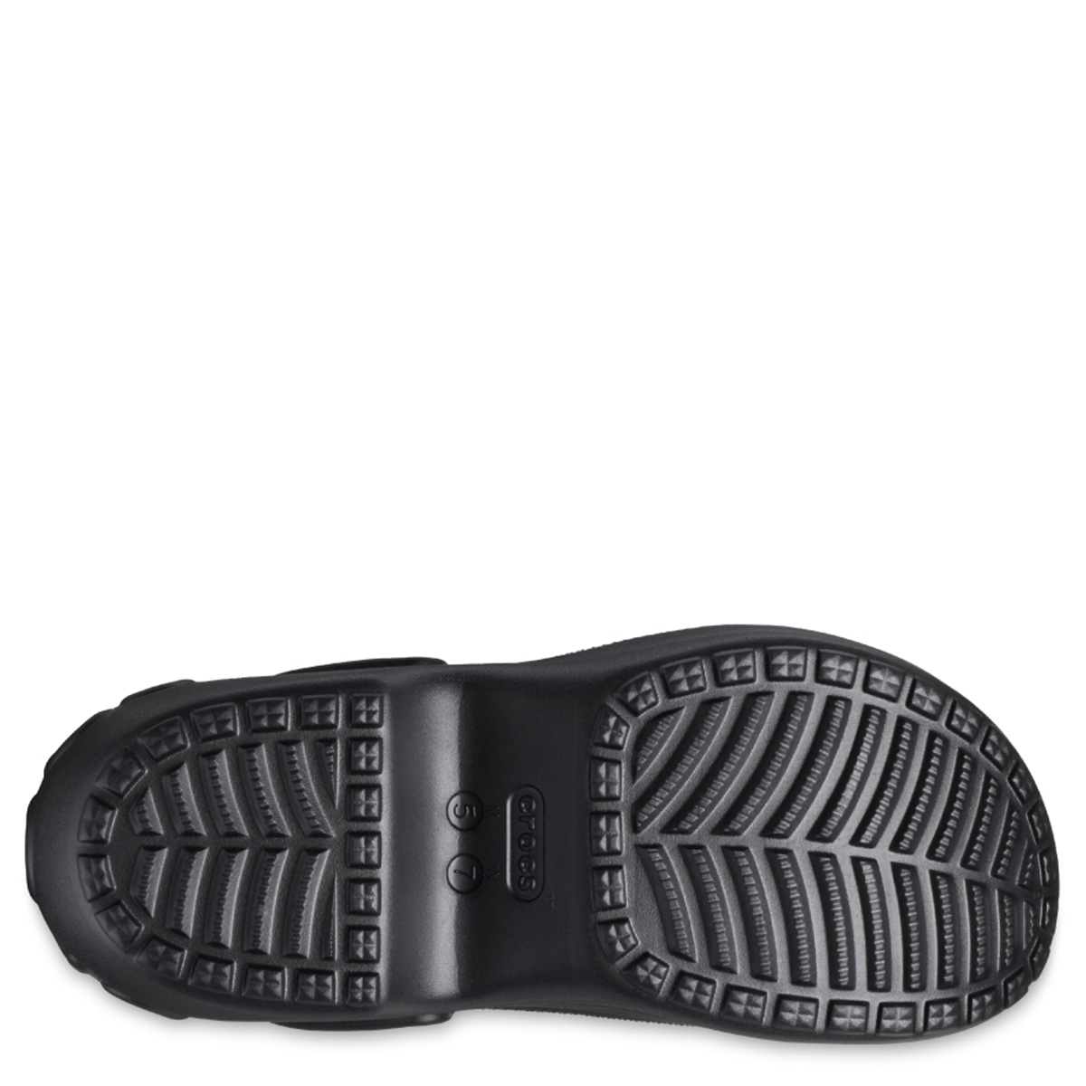 ZUECOS MUJER CROCS NEGRO BELLA CLOG - 5