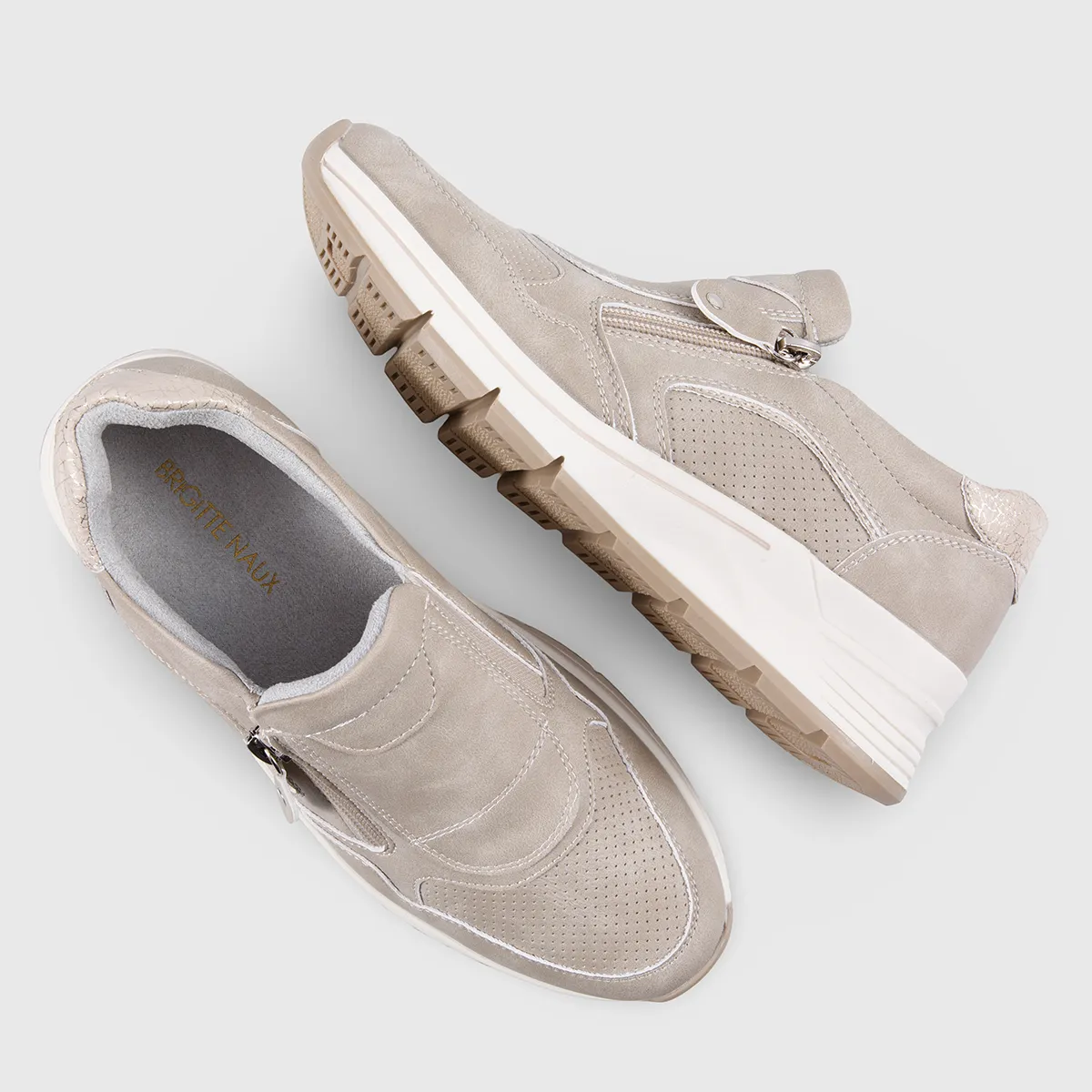 ZAPATILLAS MUJER BRIGITTE NAUX CASUALES ELAFA - 3