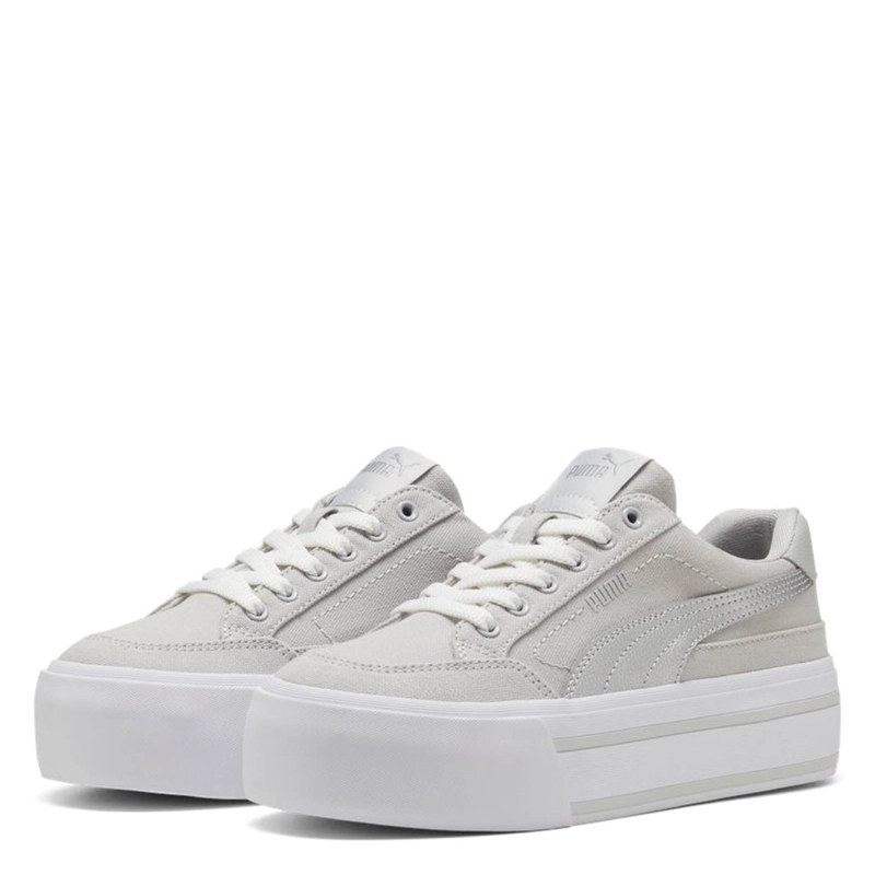 ZAPATILLAS MUJER PUMA URBANAS GRIS COURT CLASSIC VULC FS PLATFORM WNS - 2