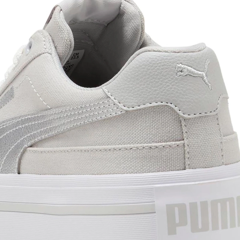 ZAPATILLAS MUJER PUMA URBANAS GRIS COURT CLASSIC VULC FS PLATFORM WNS - 5