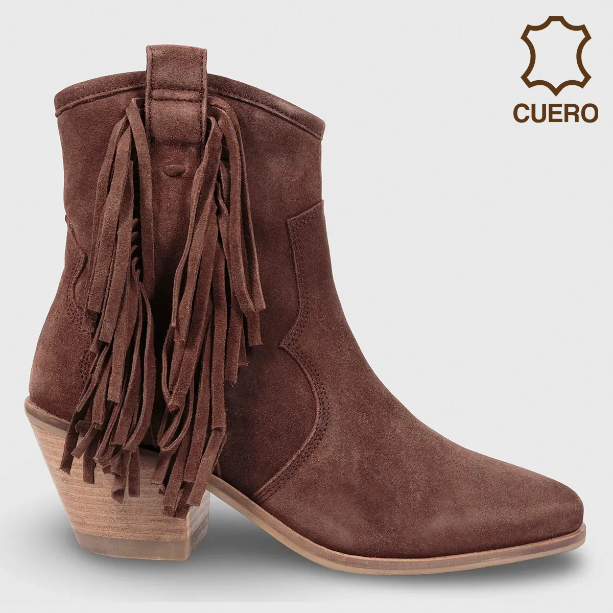 BOTINES CUERO MUJER BARBADOS BEFLO - 1