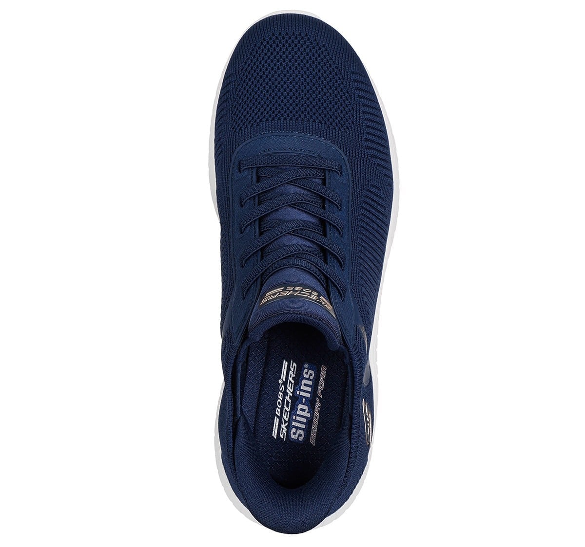 ZAPATILLAS MUJER SKECHERS URBANAS AZUL BOBS SQUAD CHAOS - 4