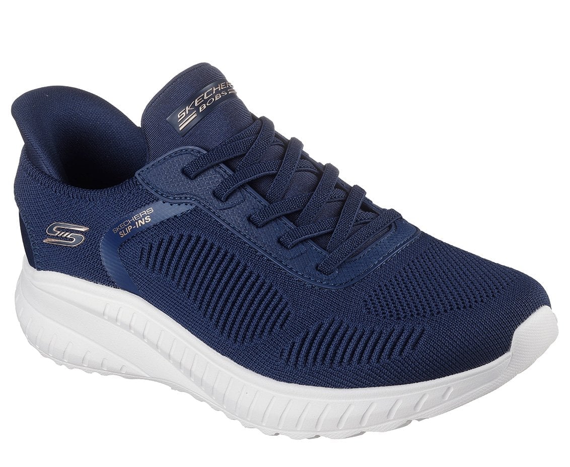 ZAPATILLAS MUJER SKECHERS URBANAS AZUL BOBS SQUAD CHAOS - 1