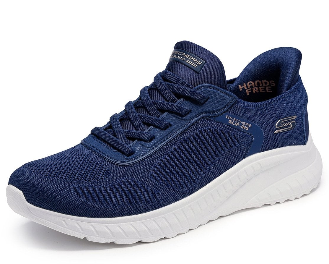ZAPATILLAS MUJER SKECHERS URBANAS AZUL BOBS SQUAD CHAOS - 6