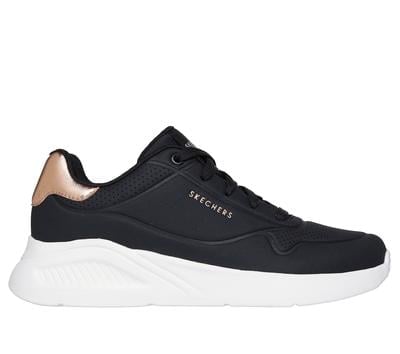 ZAPATILLAS MUJER SKECHERS URBANAS NEGRO UNO LITE - 2