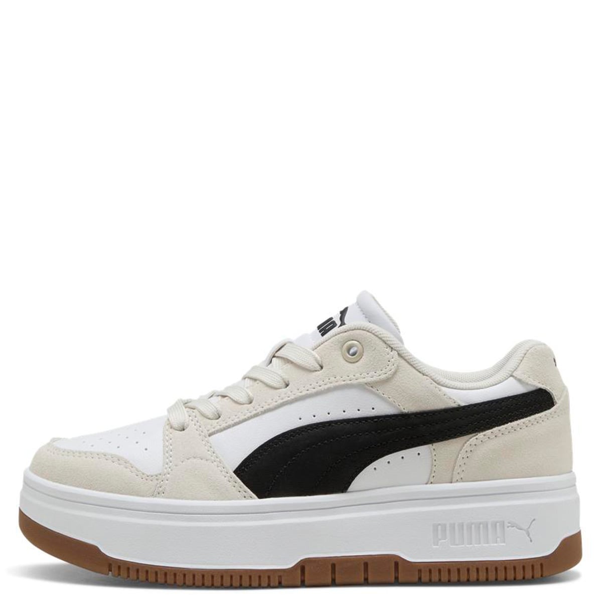 ZAPATILLAS MUJER PUMA URBANAS CREMA REBOUND FEMME LOW SD - 1