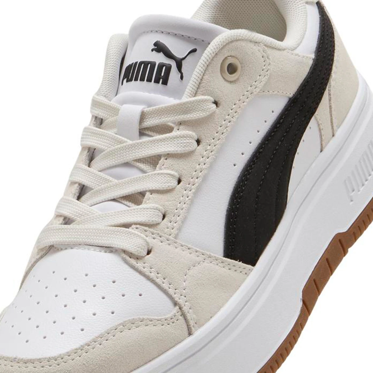 ZAPATILLAS MUJER PUMA URBANAS CREMA REBOUND FEMME LOW SD - 5