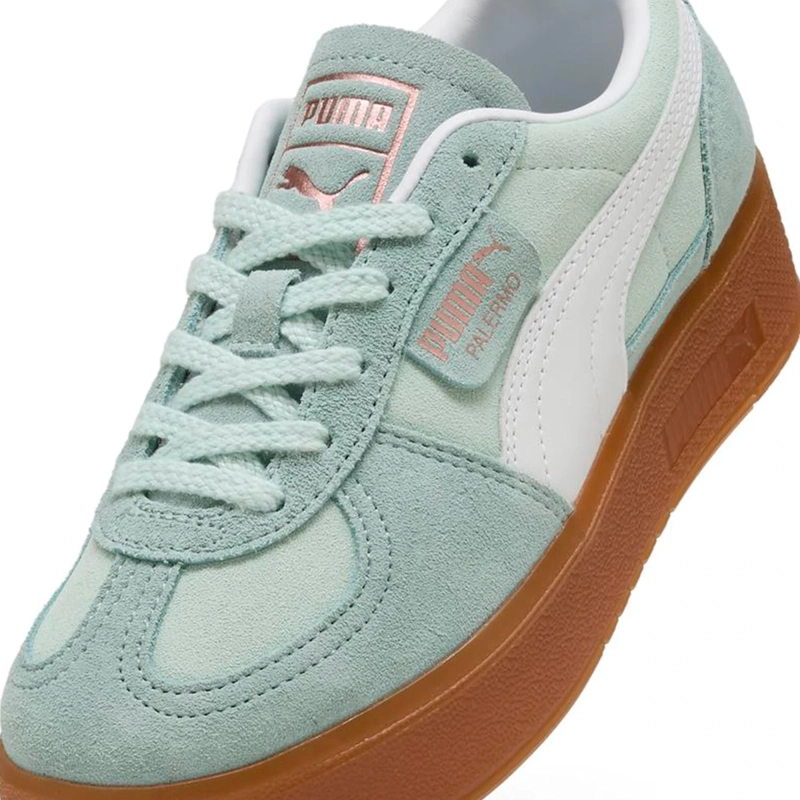 ZAPATILLAS MUJER PUMA URBANAS VERDE PALERMO ELEVATA WNS - 4
