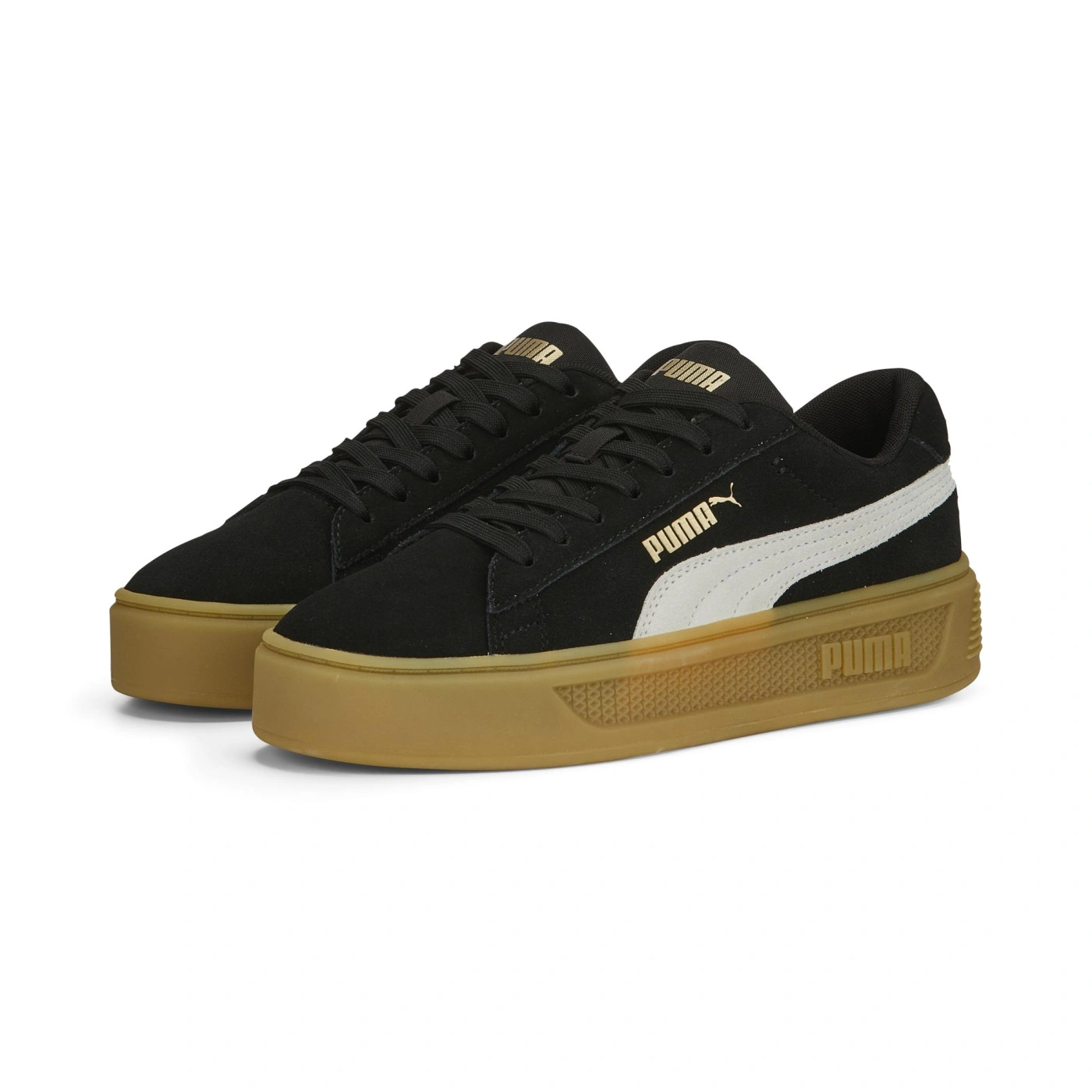 ZAPATILLAS PUMA MUJER URBANO SMASH PLATFORM NEGRO - 3