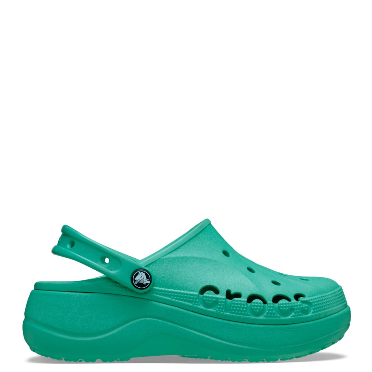 ZUECOS MUJER CROCS VERDE BAYA PLATFORM CLOG - 1