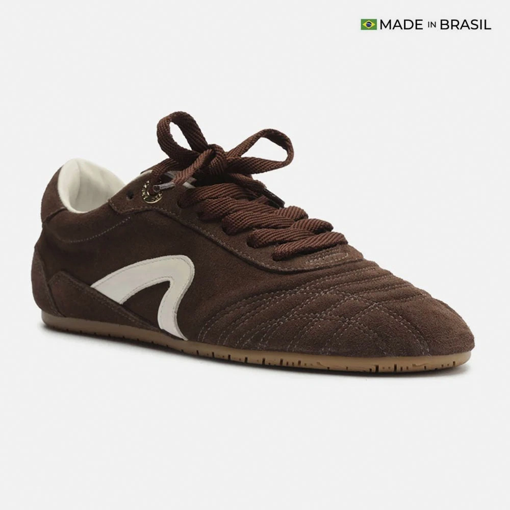 ZAPATILLAS CUERO CASUALES MUJER AREZZO MARRÓN - 2