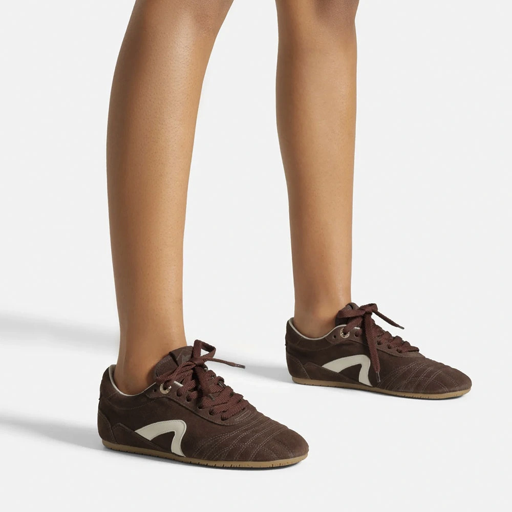 ZAPATILLAS CUERO CASUALES MUJER AREZZO MARRÓN - 6