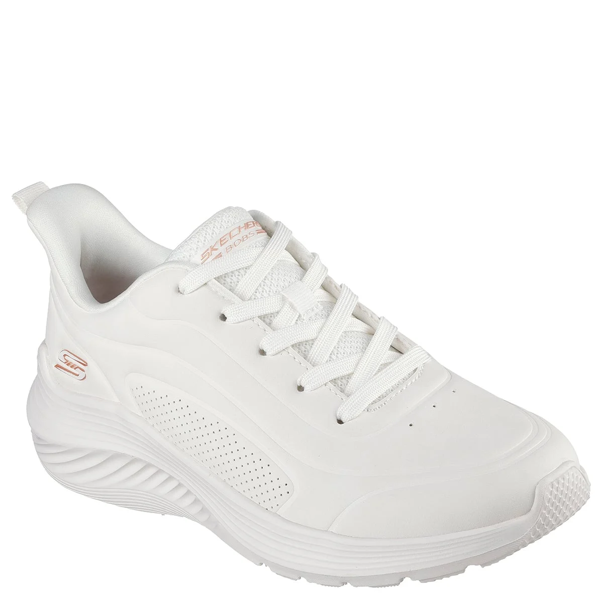 ZAPATILLAS MUJER SKECHERS URBANAS BLANCO BOBS SQUAD WAVES - 2
