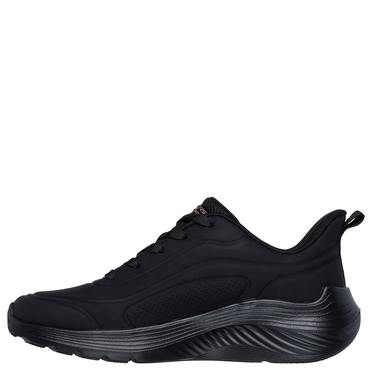 ZAPATILLAS MUJER SKECHERS CASUALES NEGRO BOBS SQUAD WAVES - 3