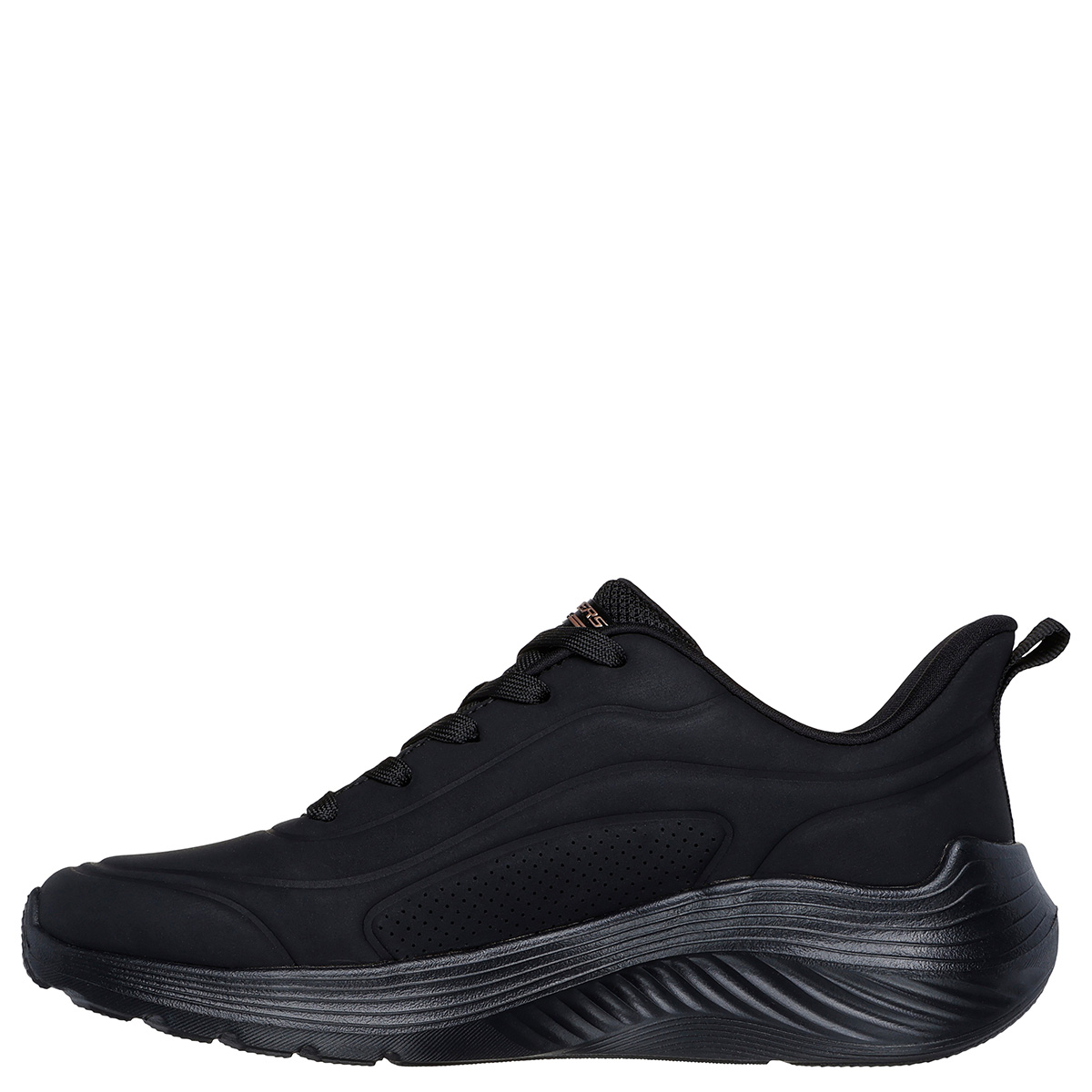 ZAPATILLAS MUJER SKECHERS CASUALES NEGRO BOBS SQUAD WAVES - 3