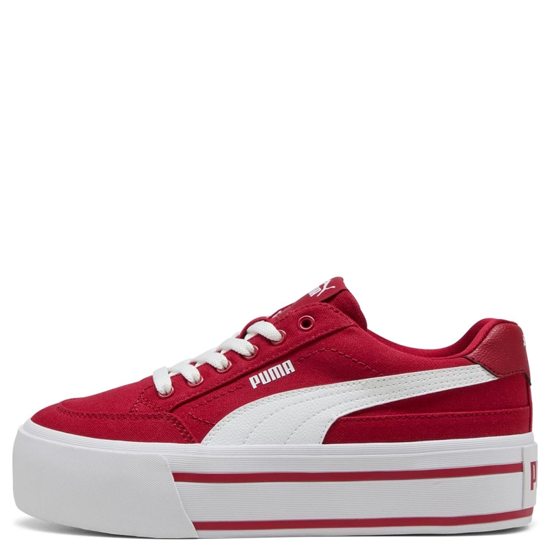 ZAPATILLAS MUJER PUMA URBANAS ROJO COURT CLASSIC VULC FS PLATFORM WNS - 1