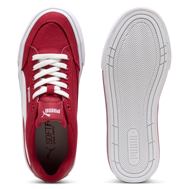 ZAPATILLAS MUJER PUMA URBANAS ROJO COURT CLASSIC VULC FS PLATFORM WNS - 4
