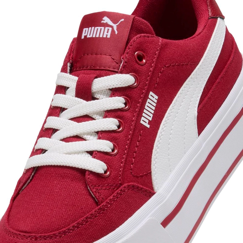 ZAPATILLAS MUJER PUMA URBANAS ROJO COURT CLASSIC VULC FS PLATFORM WNS - 5