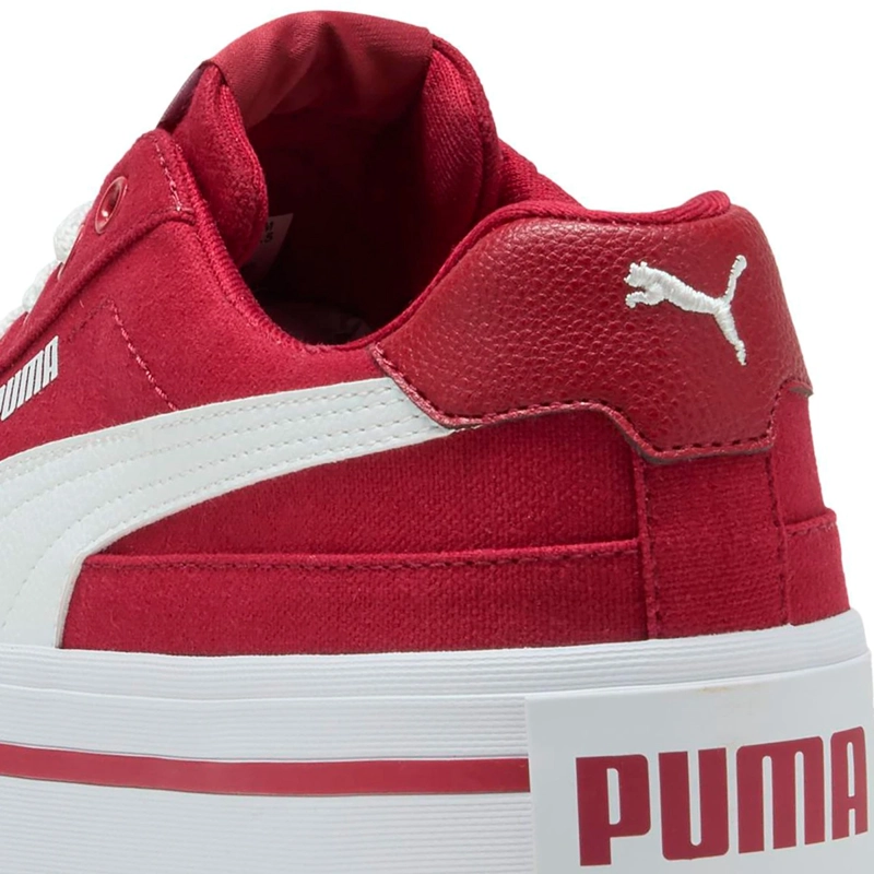 ZAPATILLAS MUJER PUMA URBANAS ROJO COURT CLASSIC VULC FS PLATFORM WNS - 6