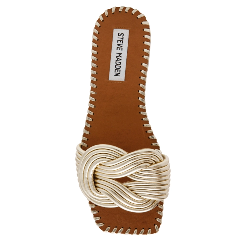 SANDALIAS MUJER STEVE MADDEN DORADO THEORIE - 6