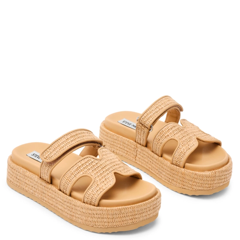 SANDALIAS MUJER STEVE MADDEN BEIGE BIGMISSILE - 2
