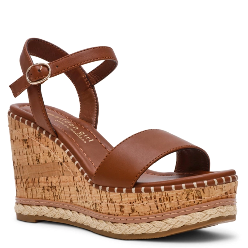 SANDALIAS MUJER STEVE MADDEN COGNAC SUMMEER - 2