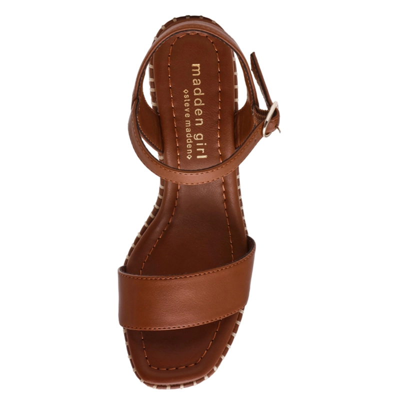 SANDALIAS MUJER STEVE MADDEN COGNAC SUMMEER - 4