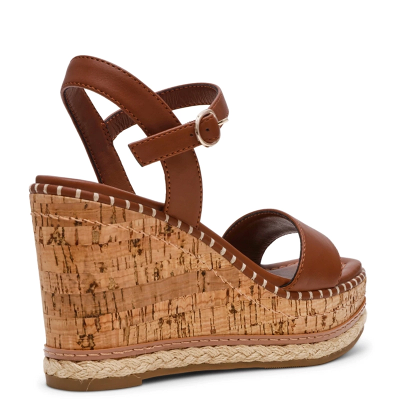 SANDALIAS MUJER STEVE MADDEN COGNAC SUMMEER - 5