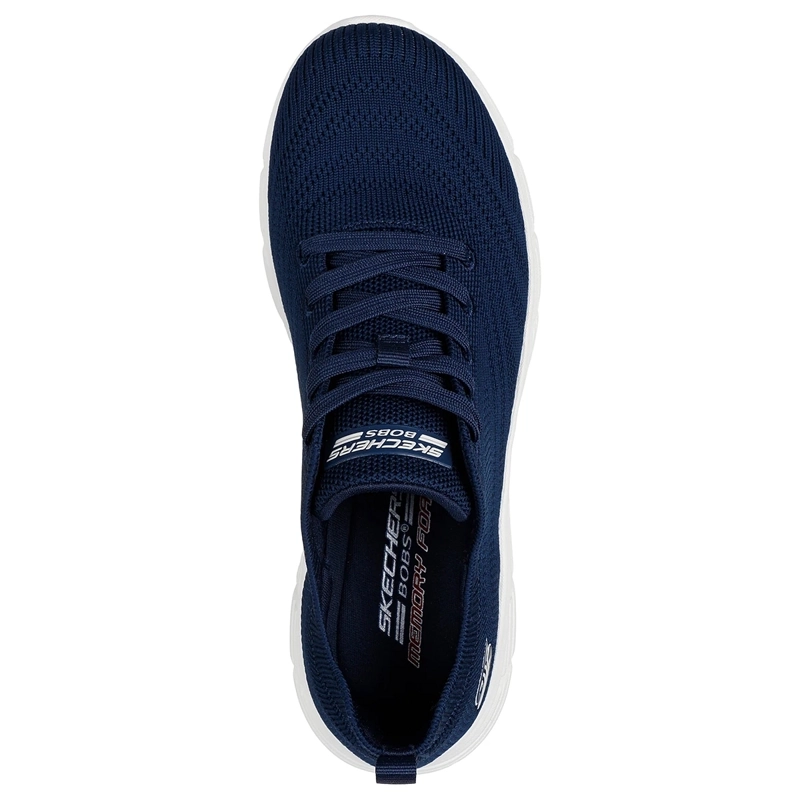 ZAPATILLAS SKECHERS MUJER URBANO BOBS BE FLEX LO AZUL - 4