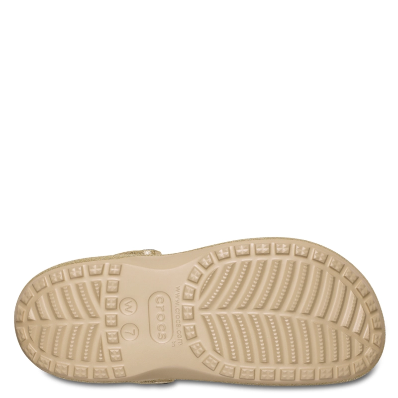 ZUECOS MUJER CROCS DORADO BAYA PLATFORM GLITTER - 4