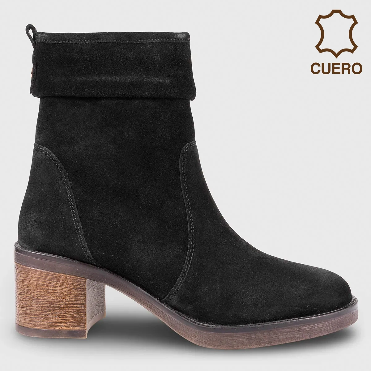 BOTINES CUERO MUJER CACHAREL ACORO - 1