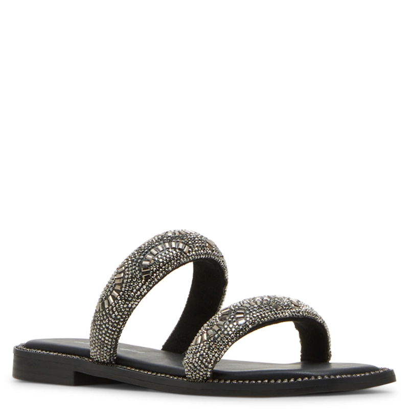 SANDALIAS MUJER STEVE MADDEN NEGRO PARTLY - 2