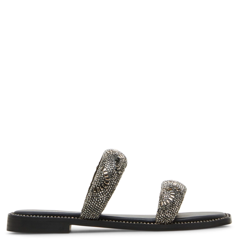 SANDALIAS MUJER STEVE MADDEN NEGRO PARTLY - 1