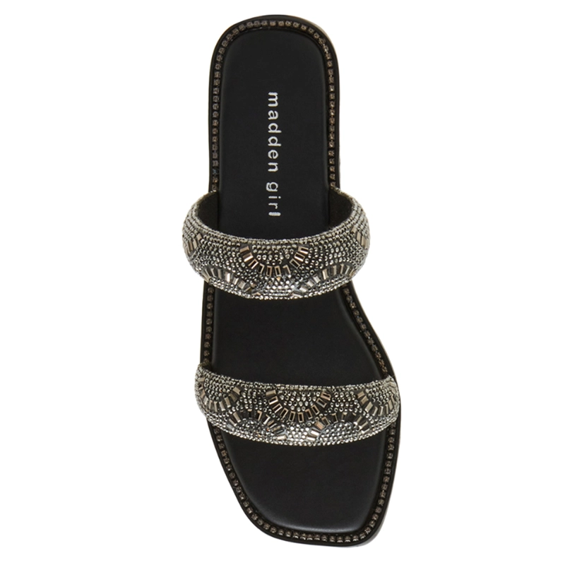 SANDALIAS MUJER STEVE MADDEN NEGRO PARTLY - 4