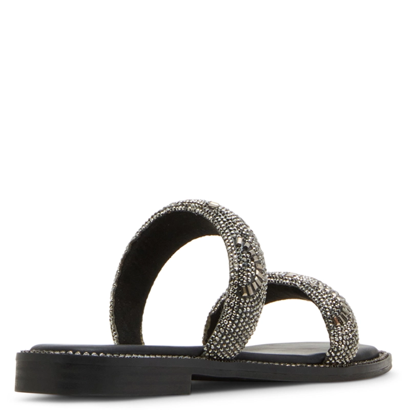 SANDALIAS MUJER STEVE MADDEN NEGRO PARTLY - 5