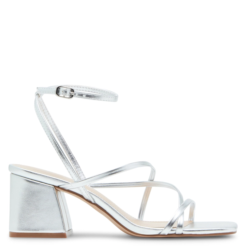 SANDALIAS MUJER STEVE MADDEN PLATEADO JAZZYY - 1