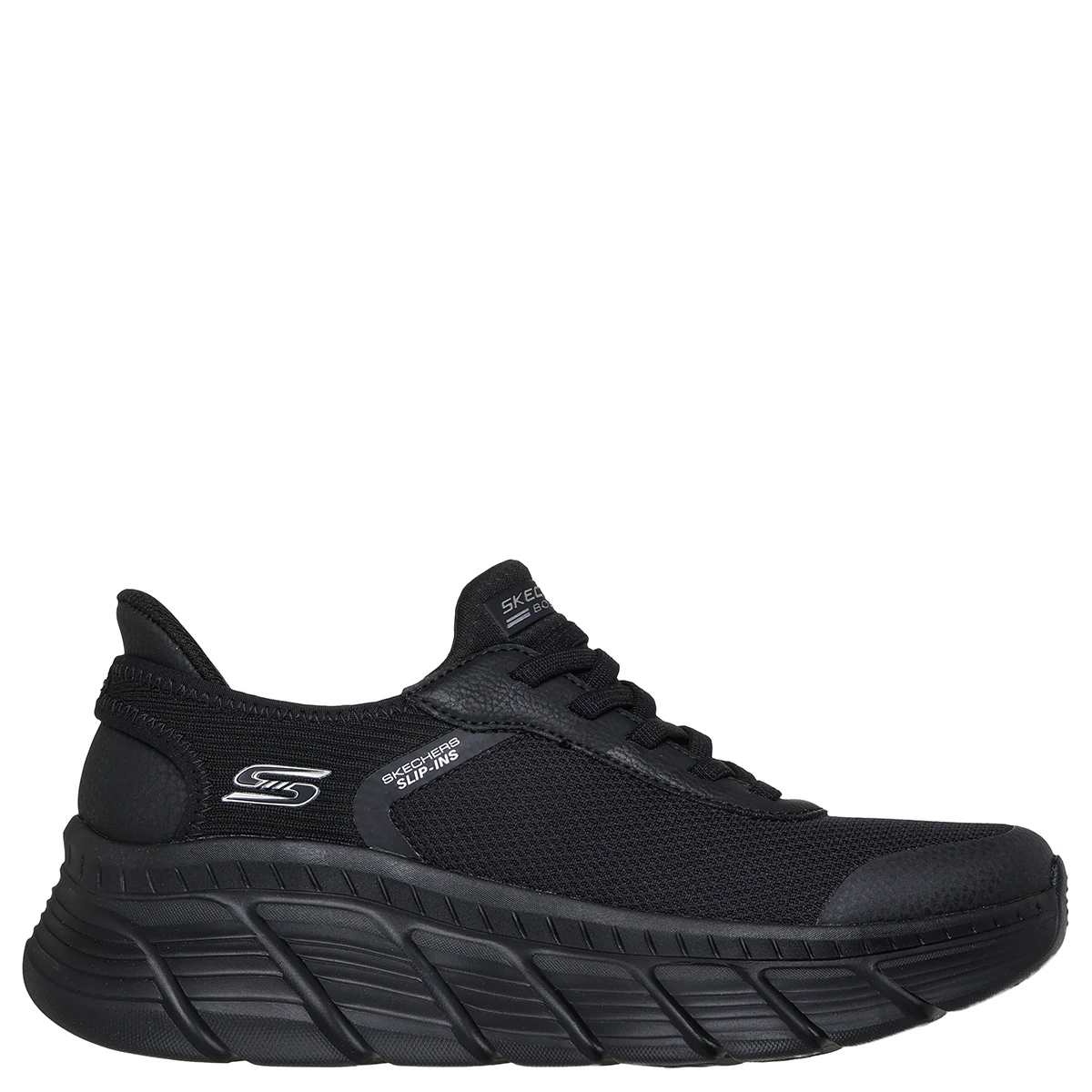 ZAPATILLAS MUJER SKECHERS URBANAS NEGRO BOBS B FLEX HI - 2