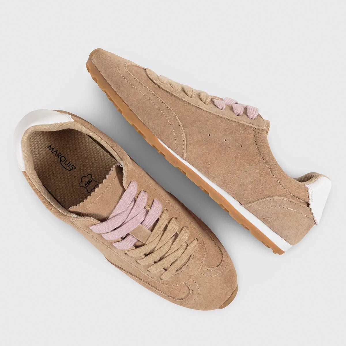 ZAPATILLAS MUJER MARQUIS CASUALES MARCE CUERO - 4