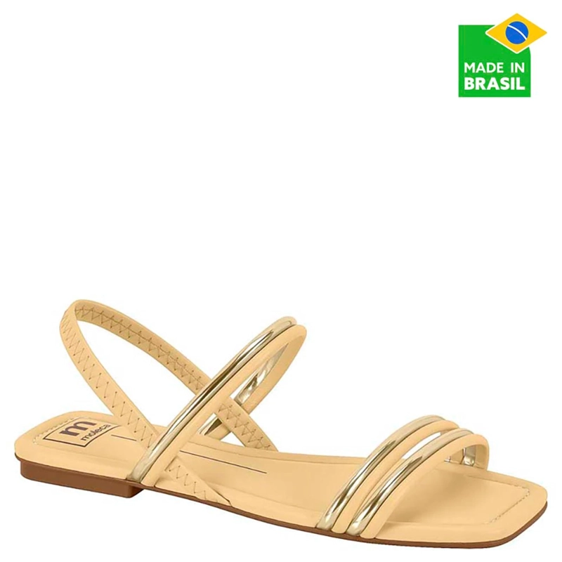 SANDALIAS MUJER MOLECA AMARILLO - 1