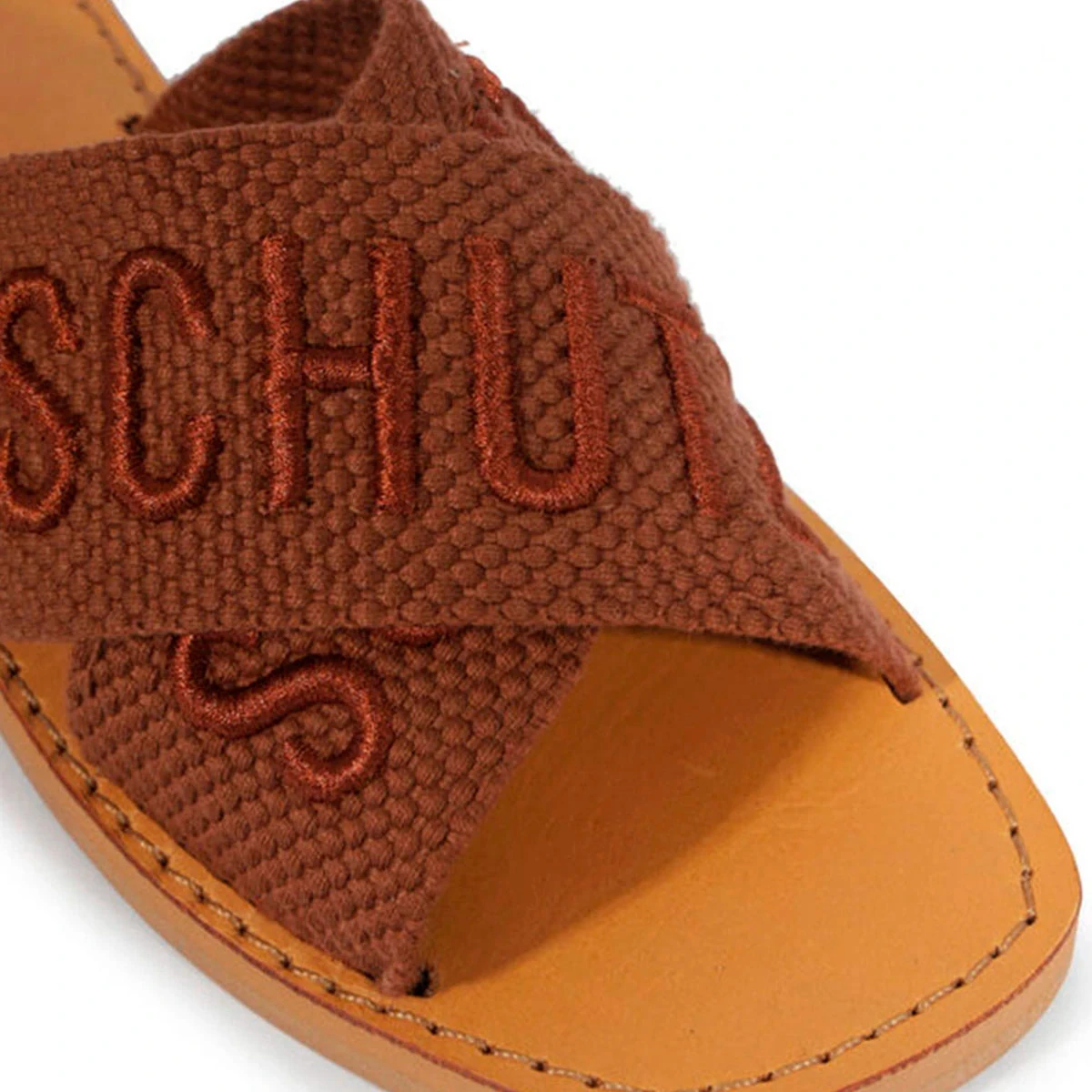 SANDALIAS CUERO MUJER SCHUTZ CAMEL - 5