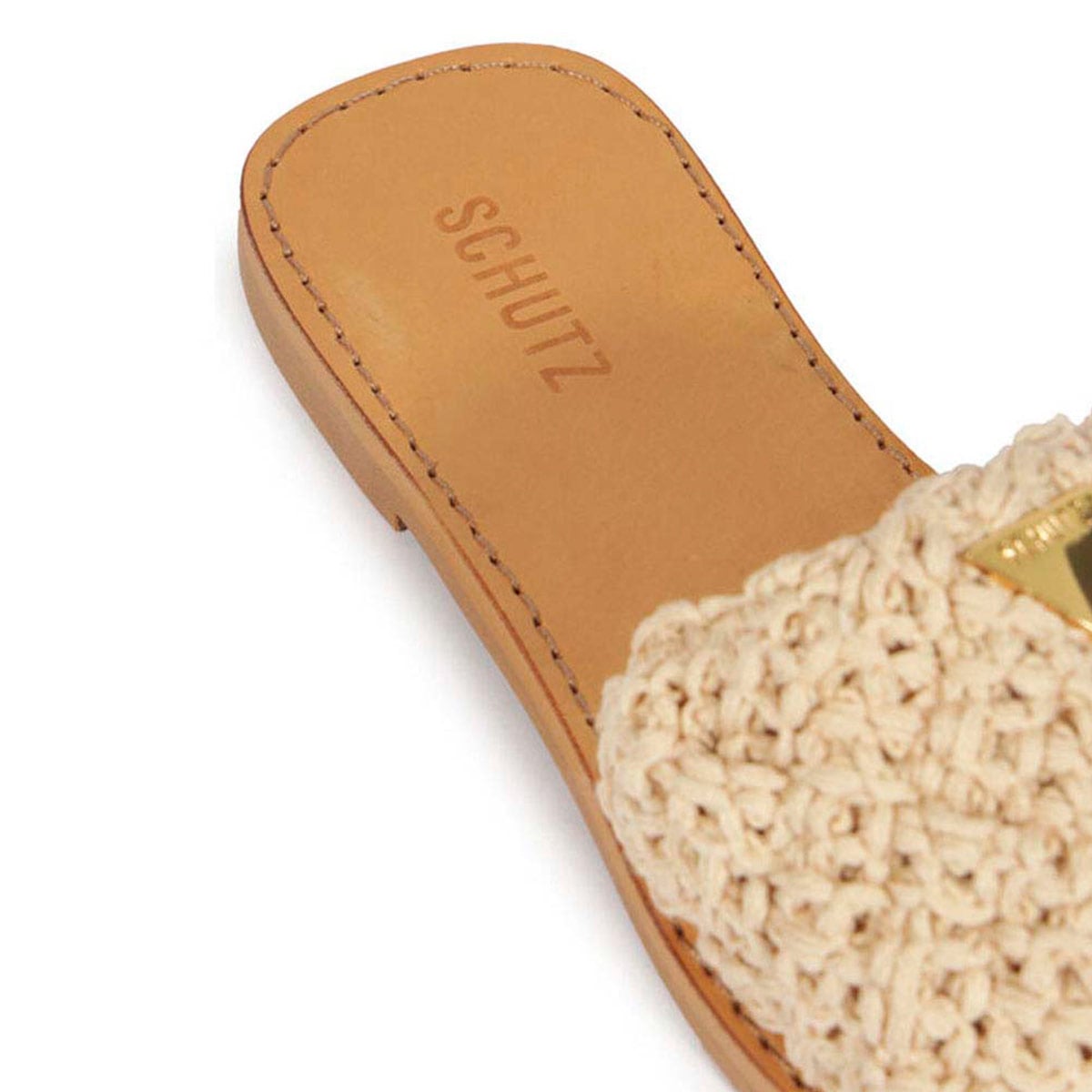 SANDALIAS CUERO MUJER SCHUTZ BEIGE - 7