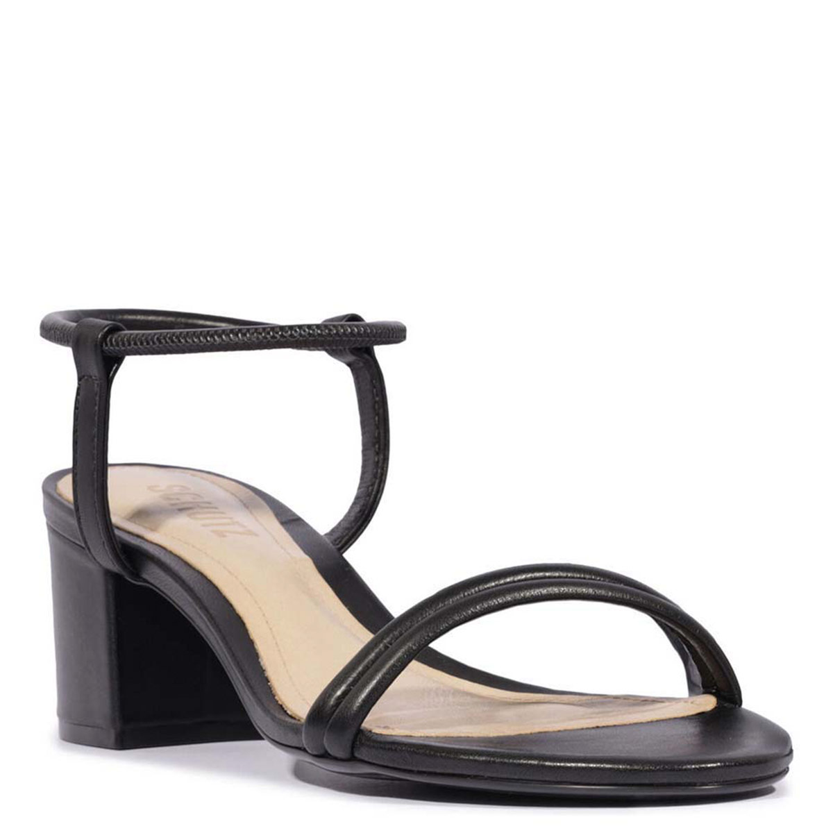 SANDALIAS CUERO MUJER SCHUTZ NEGRO - 2