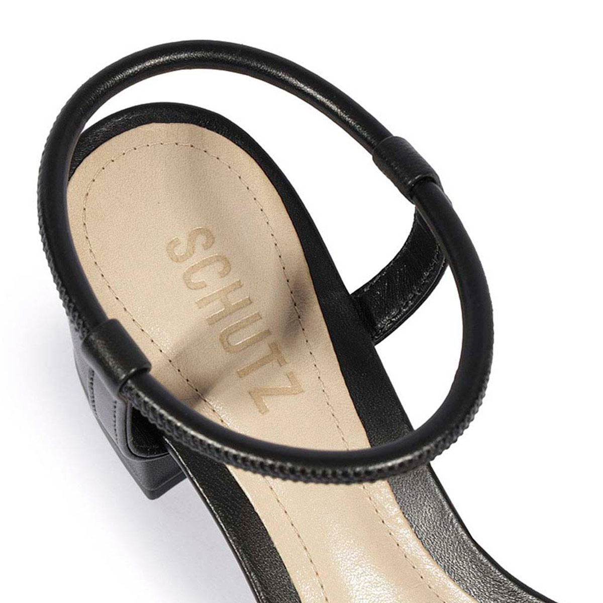 SANDALIAS CUERO MUJER SCHUTZ NEGRO - 7