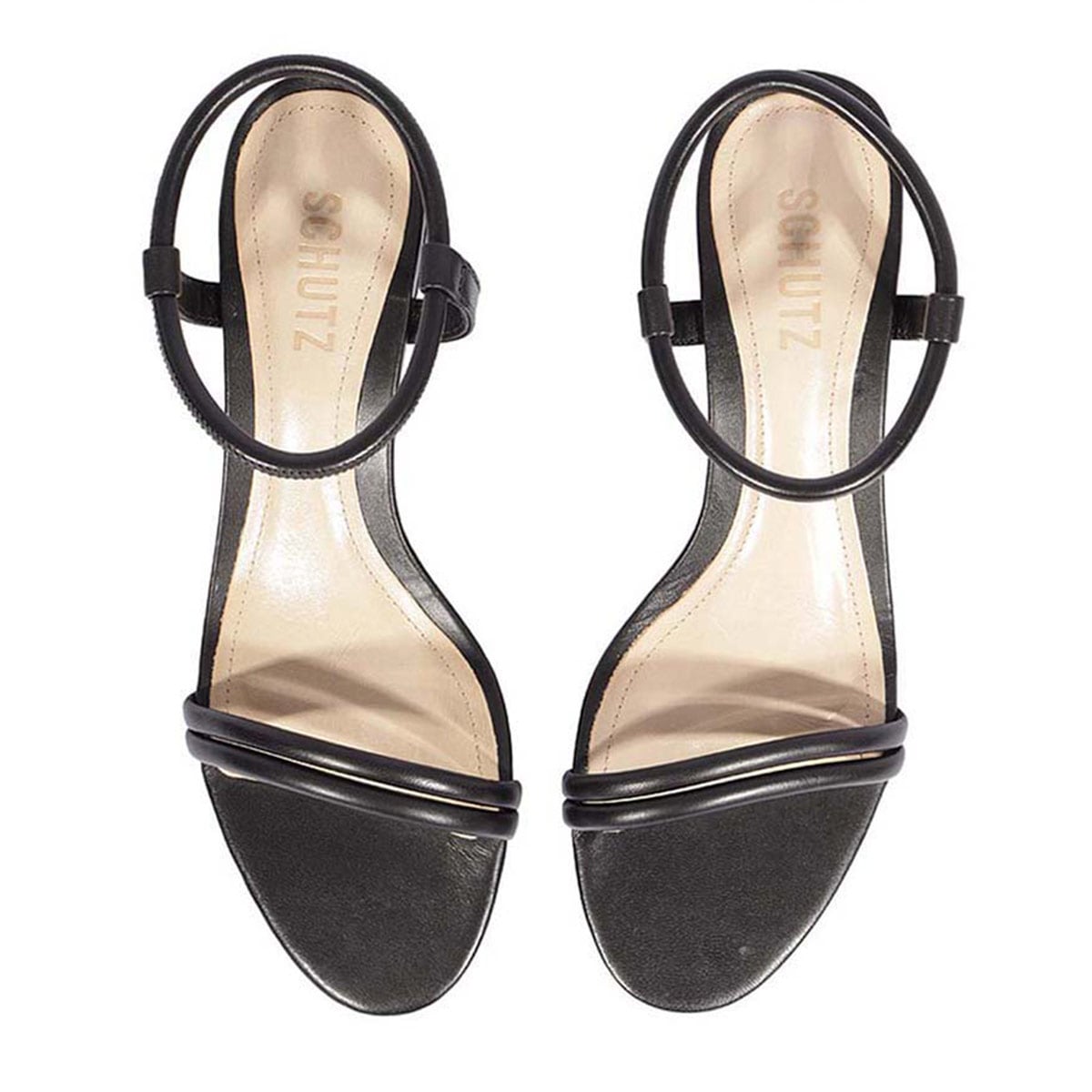 SANDALIAS CUERO MUJER SCHUTZ NEGRO - 5