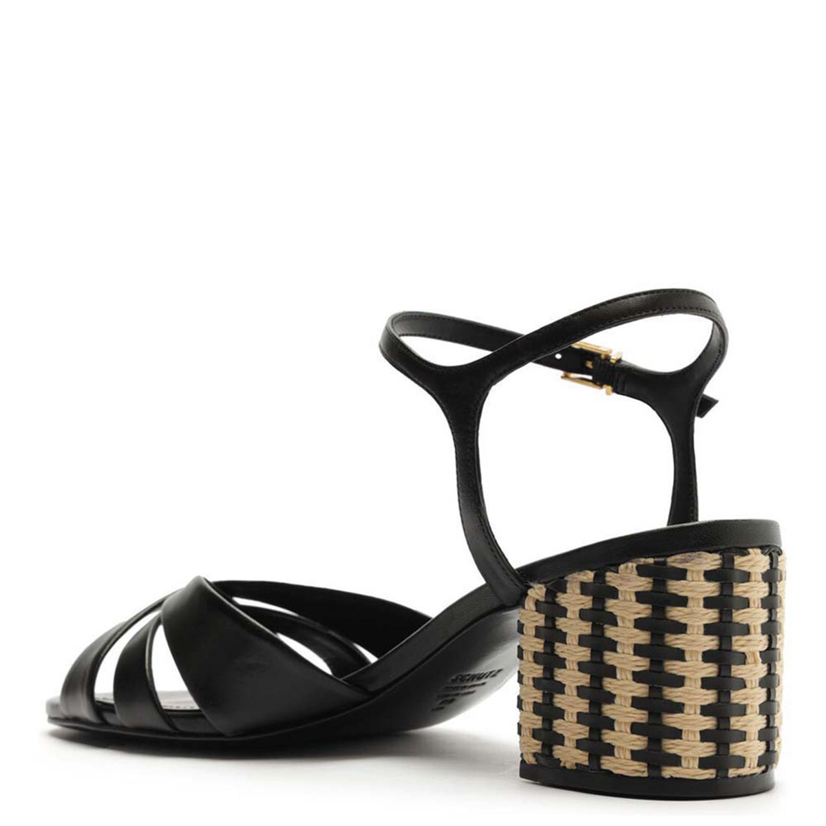 SANDALIAS CUERO MUJER SCHUTZ NEGRO - 5