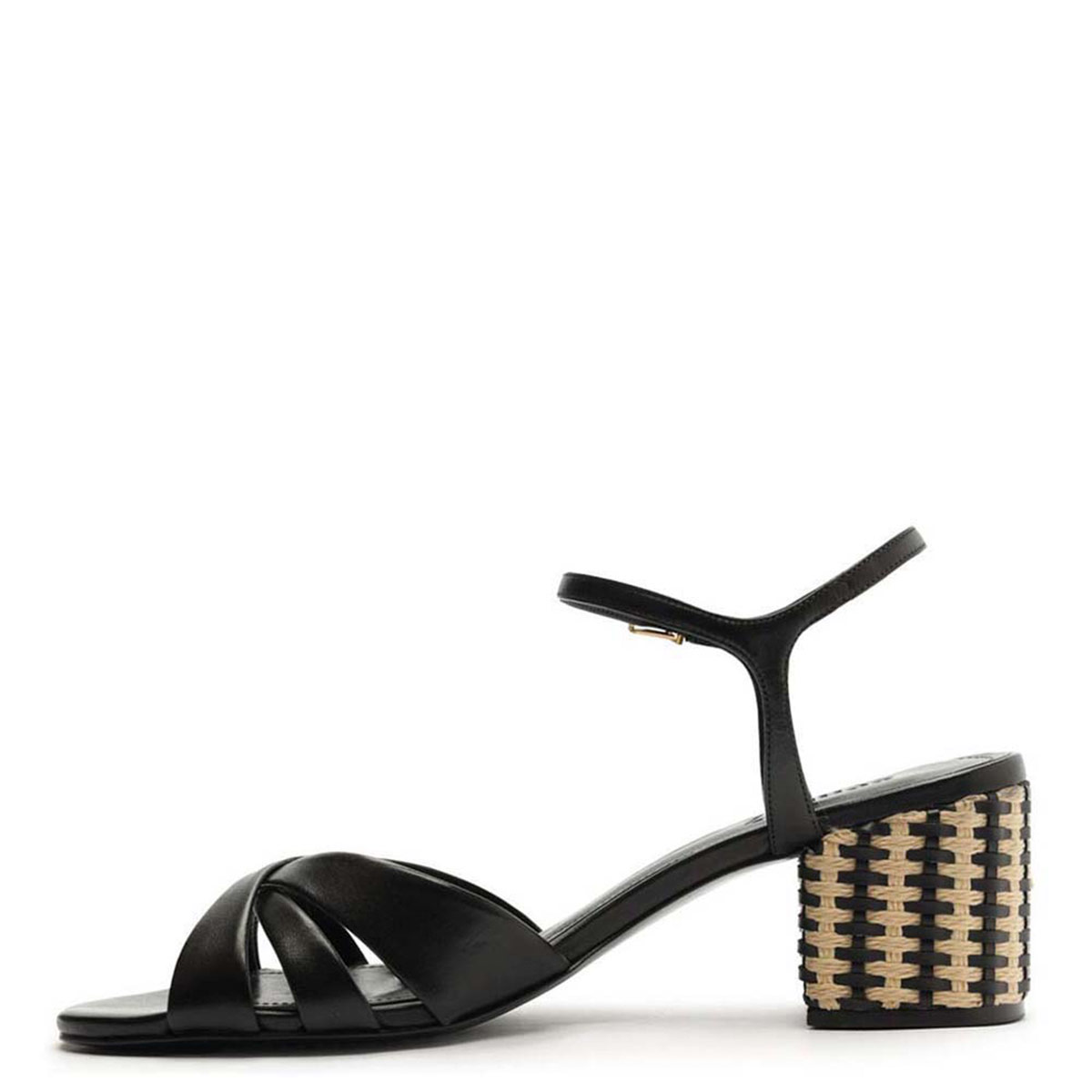 SANDALIAS CUERO MUJER SCHUTZ NEGRO - 6