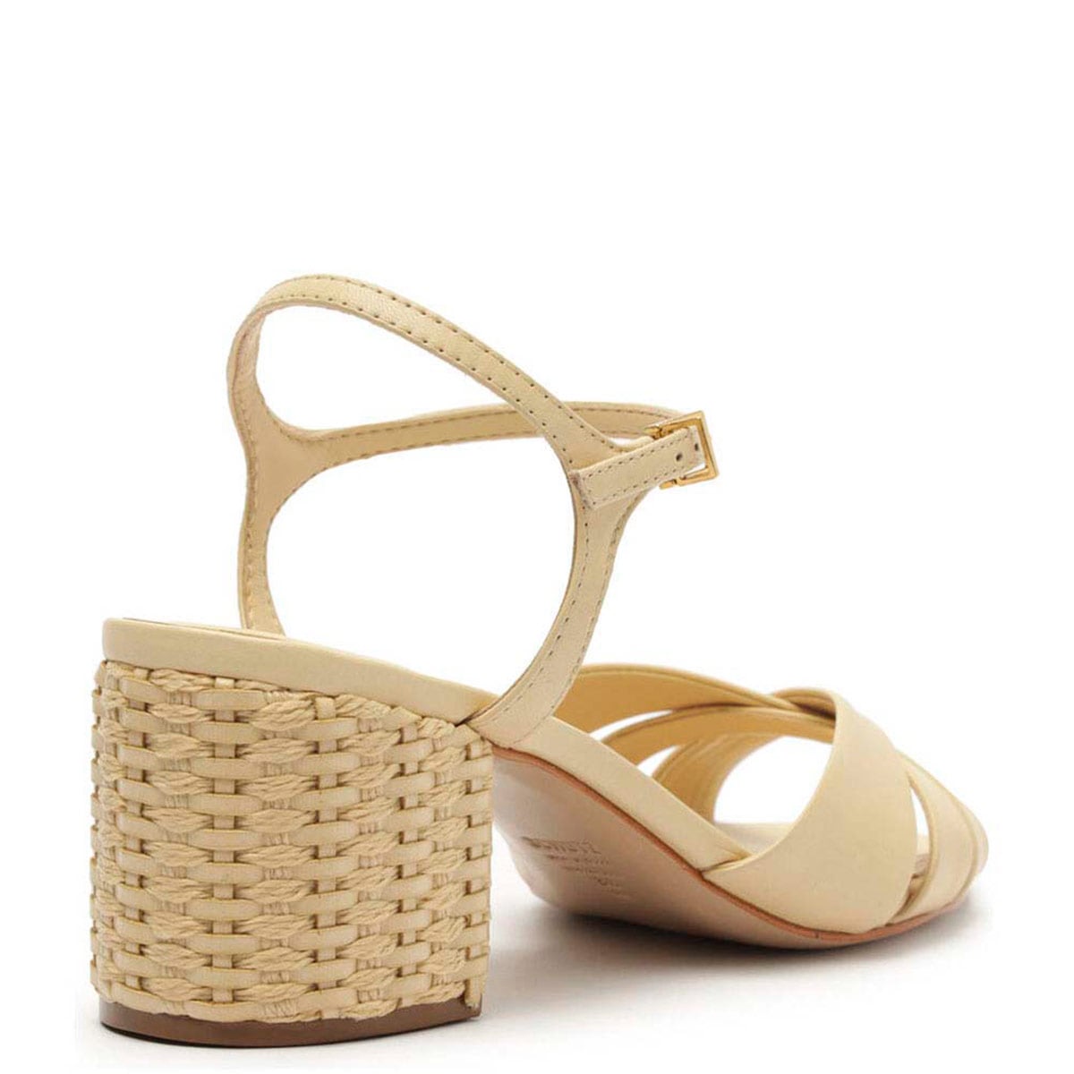SANDALIAS CUERO MUJER SCHUTZ ALMENDRA - 3